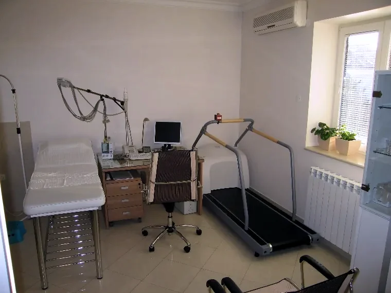 Traka za test opterećenja i radno mesto lekara